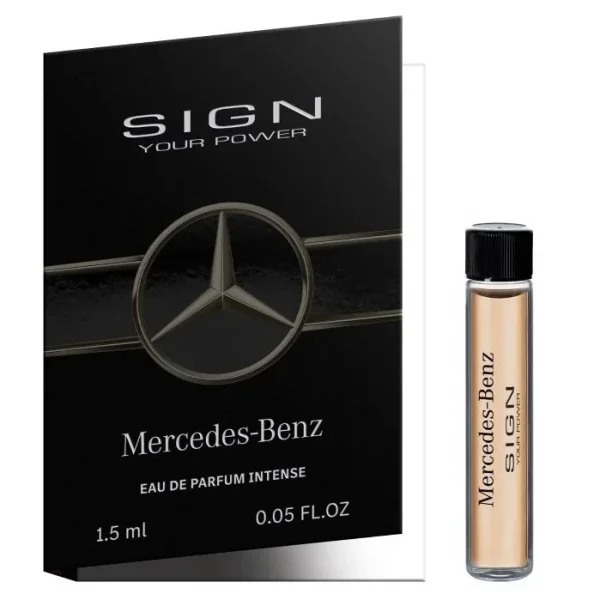 Mercedes Benz Sign Intense EDP 1.5 ml Vial מרצדס דוגמית בנז סינג אינטנס אדפ 1.5 מ"ל