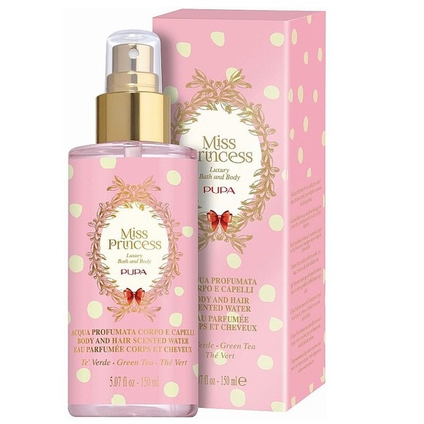 Miss Princess Luxury Bath & Body Body And Hair Scented Water Green Tea 150 Ml