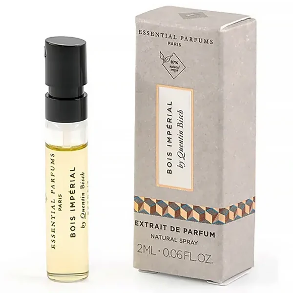Essential Parfums Quentin Bisch Bois Imperial Eau De Parfum 2 ml Vial דוגמית אסנשיל פרפומס קנטין בוש בואה אימפריאל אדפ 2 מל