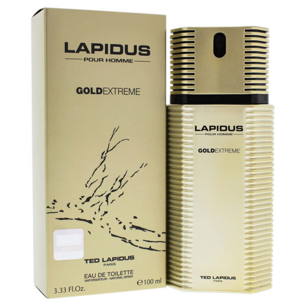Ted Lapidus Gold Extreme Men EDT 100 ml לפידוס גולד אקסטרים בושם לגבר אדט 100מ"ל