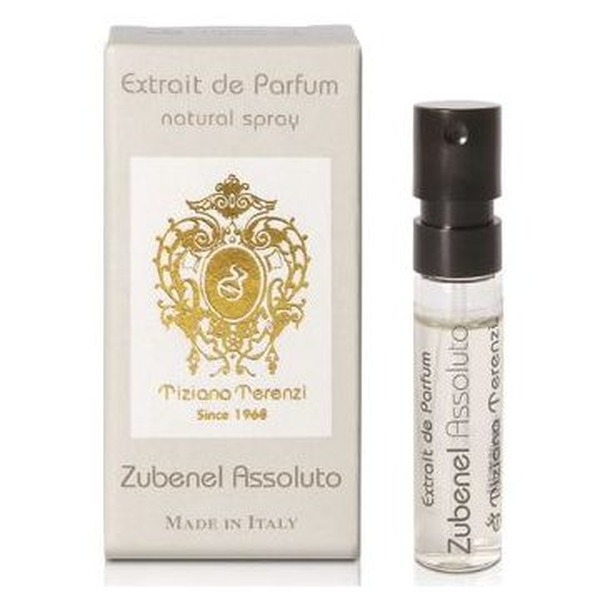 Tiziana Terenzi Zubenel Assoluto Unisex Extrait de parfum 1.5 ml Vial דוגמית טיזיאנה טרנזי זובנל אסולטו אקסטרייט דה פרפיום יוניסקס 1.5 מ"ל