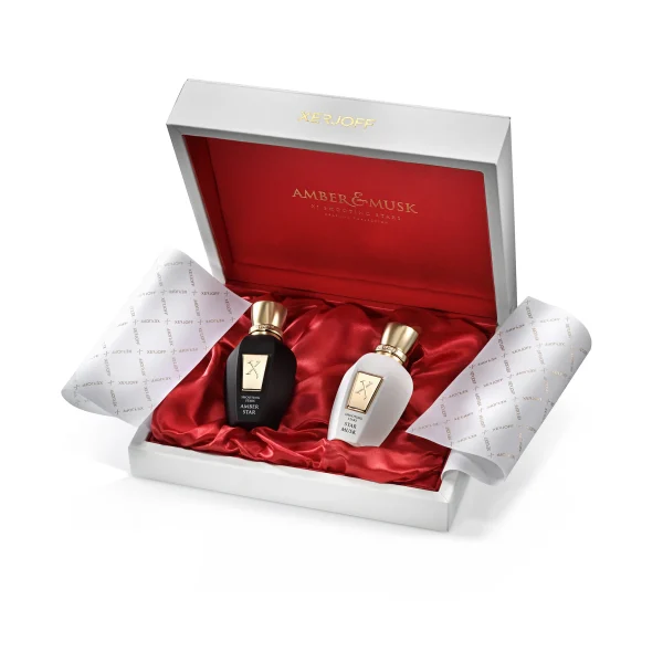Xerjoff Shooting Stars 2PCS Amber Star + Star Musk EDP Unisex 50 ML קסרג'וף מארז שוטינג סטארס אמבר סטאר + סטאר מאסק אדפ יוניסקס 50 מ"ל