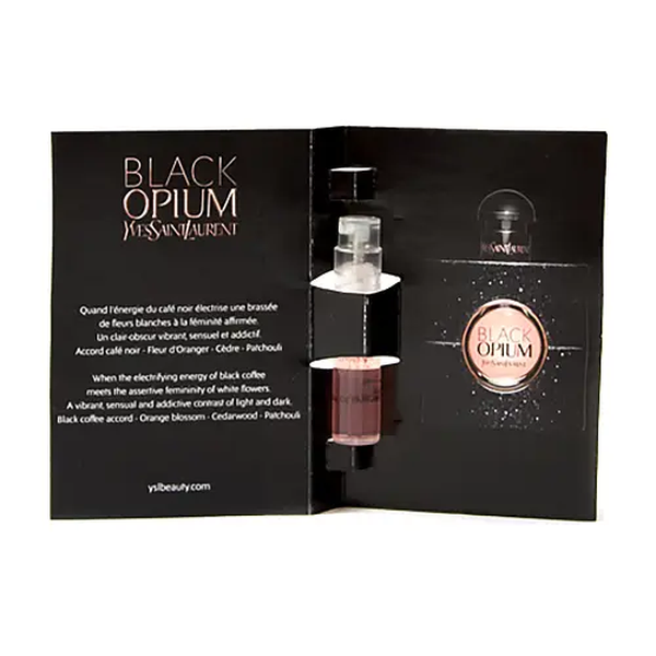 Yves Saint Laurent Black Opium EDP 1.2ml Vial איב סאן לורן בלאק אופיום בקבוקון 1.2 מ״ל