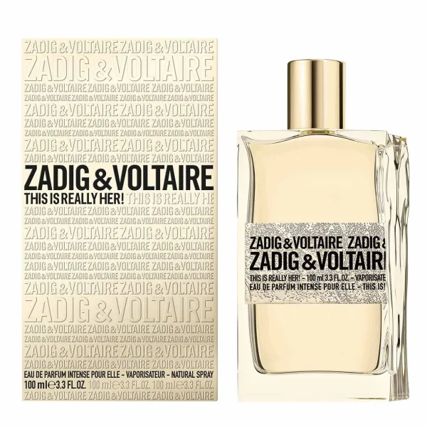 Zadig and Voltaire This is Really Her Women Eau De Parfum Intense 100 ML זדיג וולטייר דיס איז רילי הר א.ד.פ אינטנס 100 מ"ל