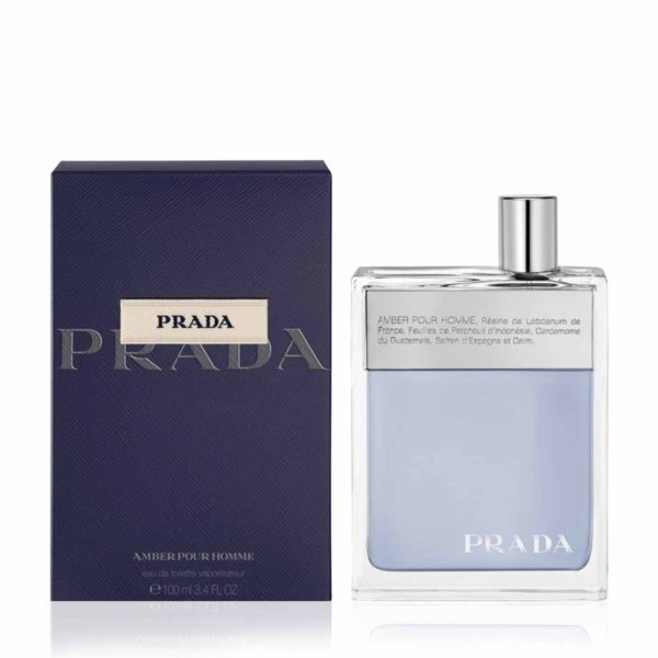 Prada Amber Eau de Toilette for men 100 ml פראדה אמבר אדט לגבר 100 מ"ל