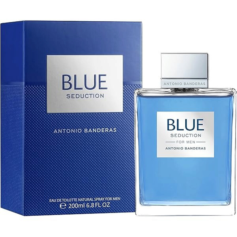 Antonio Banderas Blue Seduction EDT 200 ML Spray אנטוניו בנדרס בלו סדיוקיישן א.ד.ט 200 מ"ל