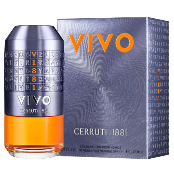 Cerruti 1881 Parfum Vivo Men Eau de Parfum 100 ml Tester טסטר צ'רוטי ויוו אדפ לגבר 100 מ"ל