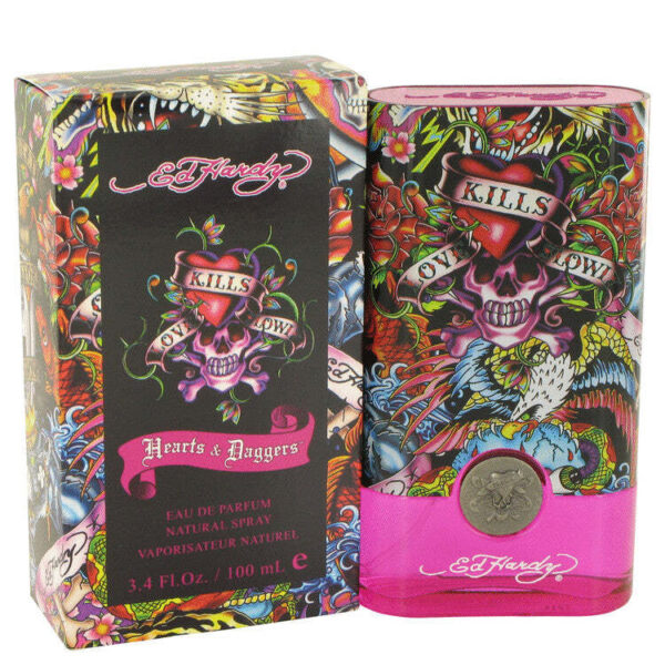 Christian Audigier Ed Hardy Hearts & Daggers Women EDP 100 ML  ויליאן אד הרדי  100 מ"ל לאישה
