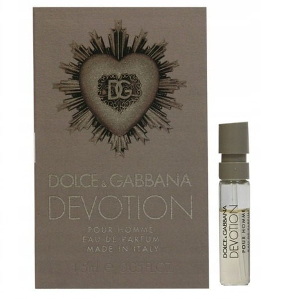 Dolce and Gabbana Men Devotion EDP Spray 1.5 ml Vial דולצ'ה גאבנה 1.5 מ"ל דוגמית