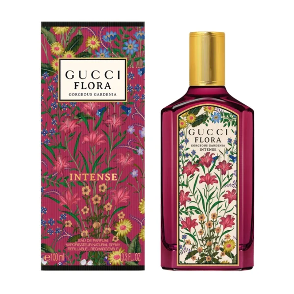 Gucci Flora Gorgeous Gardenia Intense EDP 100 ml spray גוצ'י פלורה גורג'ייס גרדניה אדפ לאישה 100 מ"ל בושם לאשה