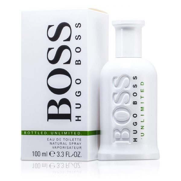 Hugo Boss Boss Bottled Unlimited Men's 100 ML Eau de Toilette Spray הוגו בוס בוטלד אנלימיטד או דה טואלט 100 מ"ל בושם לגבר