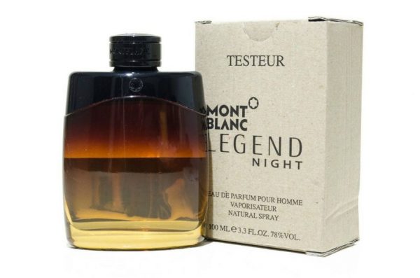 Mont Blanc Legend Night Edp Tester 100 ML טסטר לג'נד נייט לגבר 100 מ"ל