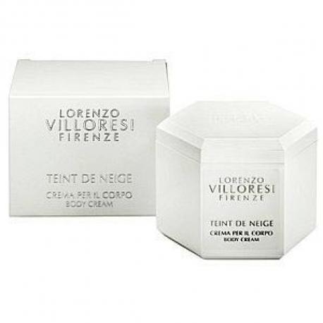 Lorenzo Villoresi Teint De Neige Body Cream 200 ml לורנזו וילורסי טאינט דה נאג' קרם גוף לאישה בגודל 200 מ''ל ( יבואן רשמי )