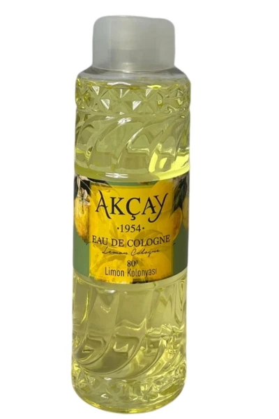 Akcay 1954 Eau De Cologne Lemon 400 ml אקסאי אורגינל לימון מי קולון 400 מל