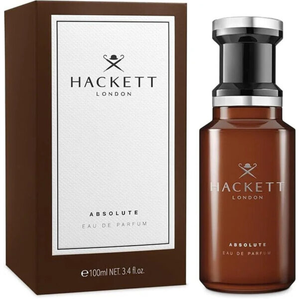 Hackett Men's Absolute EDP Spray 100 ML Tester האקט אבסולוט בושם לגבר אדפ 100 מ"ל (אריזת טסטר)
