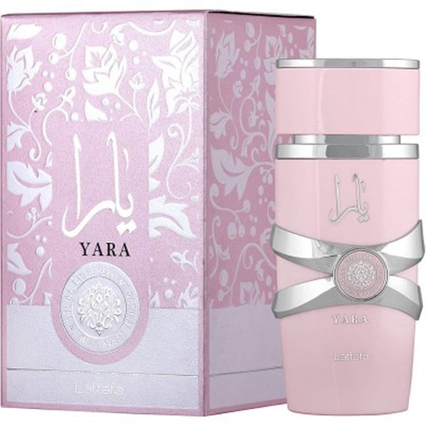 Lattafa Yara Eau De Parfum 100 ml Women לטאפה יארה א.ד.פ 100 מ"ל לאישה (מגיע באריזה פתוחה)