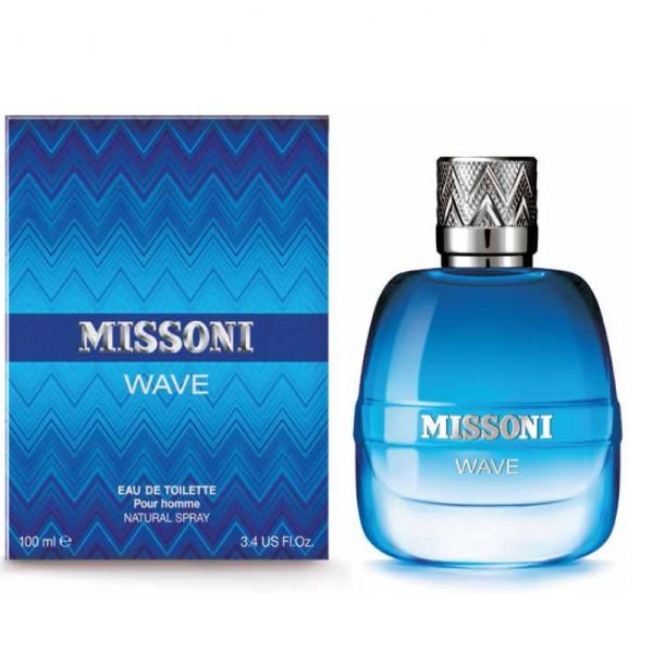 Missoni Wave Eau De Toilette Spray 100ml בושם לגבר מיסוני וויב אדט 100 מ"ל