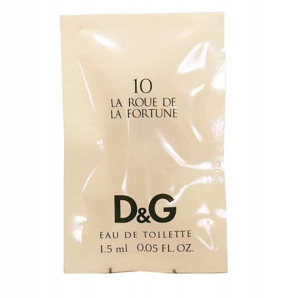 Dolce & Gabbana 10 La Roue De La Fortune EDT 1.5 ml Vial דולצ'ה גאבנה 10 לה רו דה לה פורטון אדט 1.5 מ"ל דוגמית