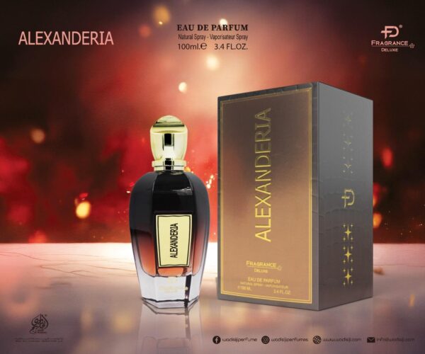 Fragrance Deluxe Alexandria Unisex Eau De Parfum Spray 100 ml פרגרנס דה לוקס אלקסנדריה אדפ 100 מ"ל