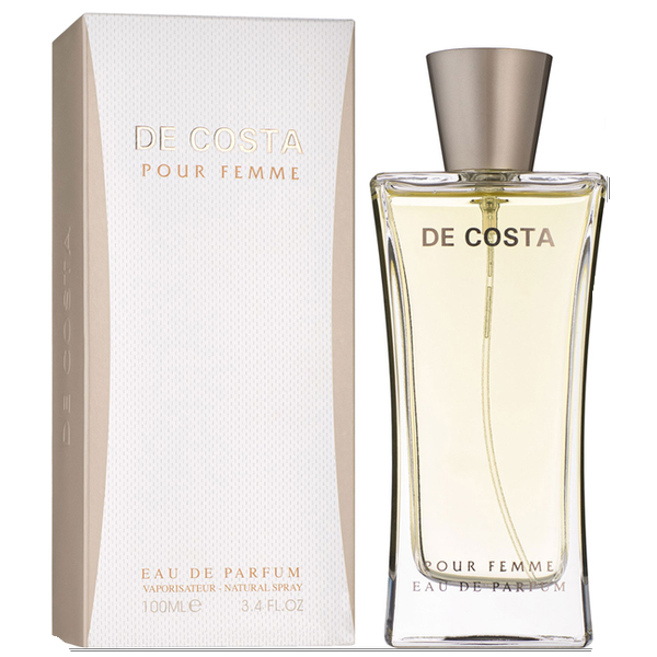 Fragrance World De Costa Pour Femme Eau De Parfum Spray 100 ml פרגרנס וורלד אדפ לאישה 100 מ"ל
