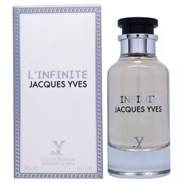Fragrance World Jacques Yves L'Infinite Unisex Eau De Parfum Spray 100 ml  פרגרנס וורלד ל אינפיניטי אדפ יוניסקס 100 מ"ל