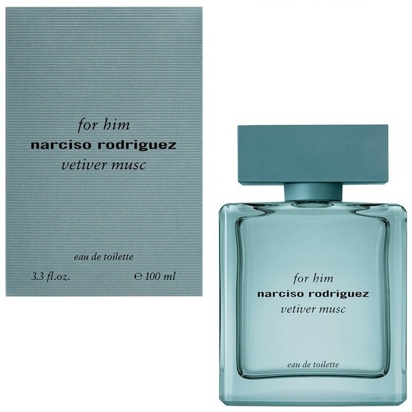 Narciso Rodriguez For Him Vetiver Musc EDT 100 ml נרסיסו רודריגז בלו נואר פרפיום לגבר 100 מ"ל