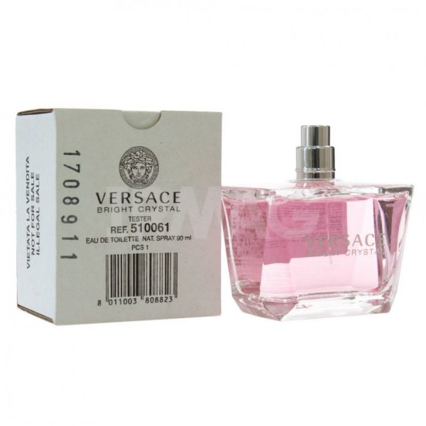 Versace Bright Crystal EDT Tester 90 ML טסטר ורסצ'ה ברייט קריסטל אדט לאישה 90 מ"ל