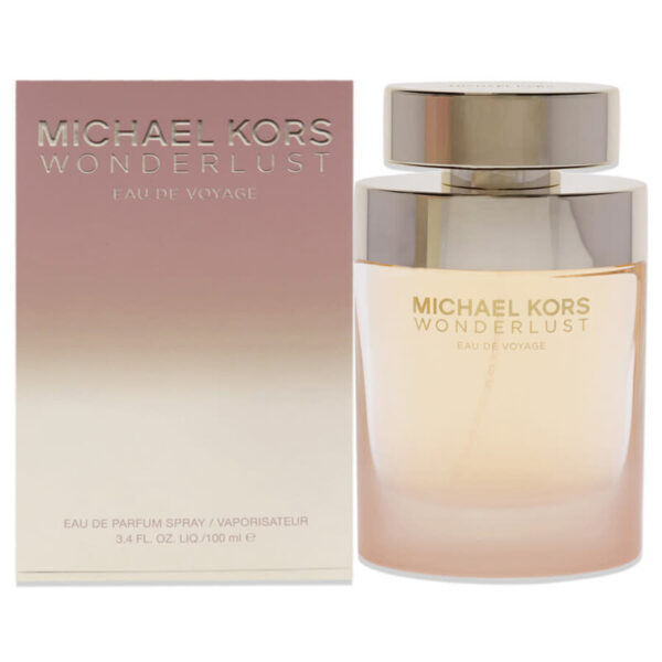 Michael Kors Wonderlust Eau De Voyage EDP 100 ML בושם לאישה מייקל קורס וונדרלאסט לה וויאג' אדפ 100 מ"ל-בושם נדיר