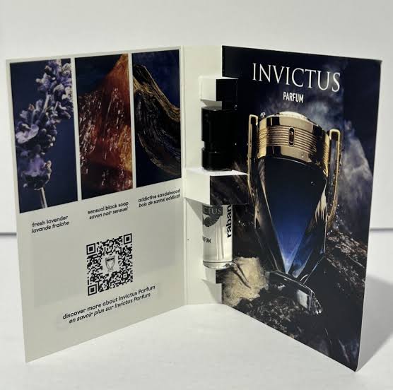 Paco Rabanne Invictus Parfum Sample 1.5 ml פאקו רבאן אינויקטוס פרפיום 1.5 מ"ל