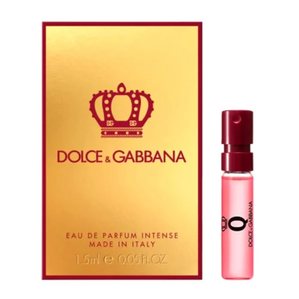 Dolce & Gabbana Queen Intense Eau de Parfum Sample 1.5 ml דולצ'ה קיין אינטנס גאבנה 1.5 מ"ל דוגמית