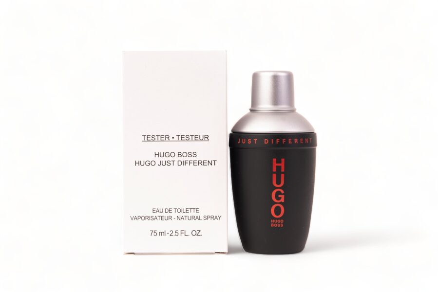 Hugo Boss Tester Just Different Edt 75 ml טסטר הוגו בוס ג'אסט דיפרנט א.ד.ט 75 מ"ל