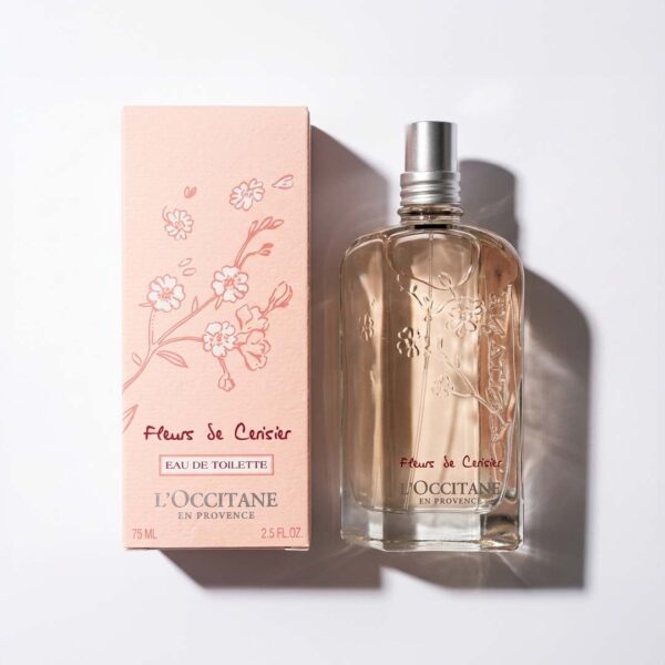 L'Occitane En Provence Fleurs de Cerisier Cherry Blossom EDT 75 ml ל'אוקסיטן אן פרובנס פלאור דה סריזיאה שרי בלוסום אדט בושם לאשה 100 מ"ל