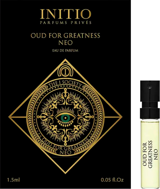 Initio Parfums Prives Oud For Greatness Neo EDP 1.5 ml Vial דוגמית - אוד פור גרייטנס נאו אדפ יוניסקס 1.5 מ"ל	איניטיו