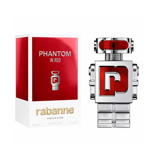 Paco Rabanne Phantom in Red Parfum Men 50 ml – פאקו ראבן פנטום אין רד פרפיום אליקסיר לגבר 50 מ״ל