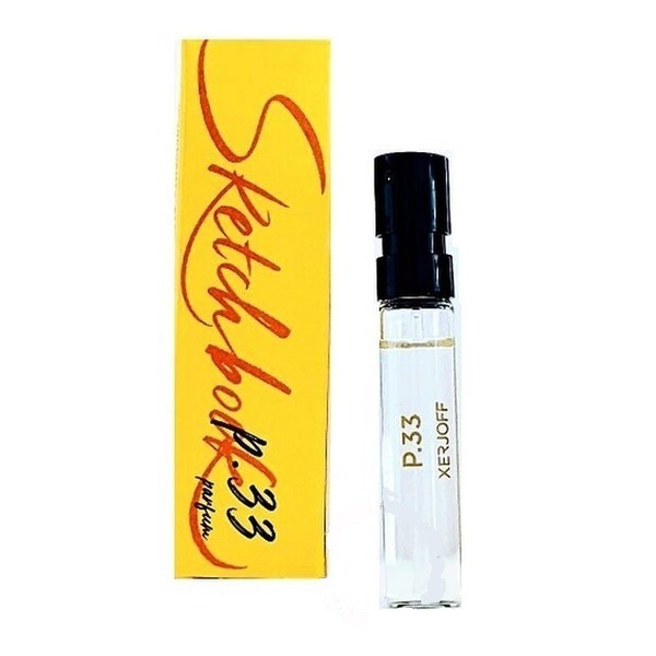 Xerjoff Sketchbook P.33 Perfume 2ML Vial דוגמית  קסרג'וף סקאץ' בוק עמוד 33 אדפ יוניסקס 2 מ"ל